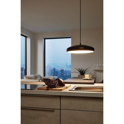Eglo 33328 - LED RGBW Prigušivi luster na sajli RIODEVA-C LED/27W/230V 2700-6500K crno