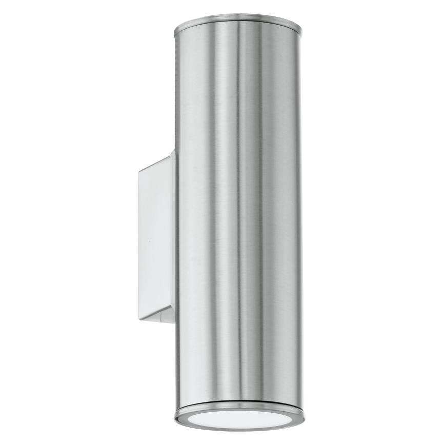 Eglo 33582 - LED RGBW Prigušiva vanjska zidna rasveta RIGA 2xGU10/5W/230V IP44