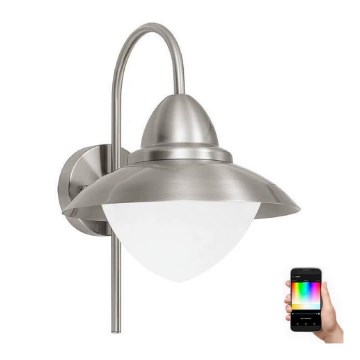 Eglo 33583 - LED RGBW Spoljašnja zidna lampa SIDNEY 1xE27/9W/230V IP44