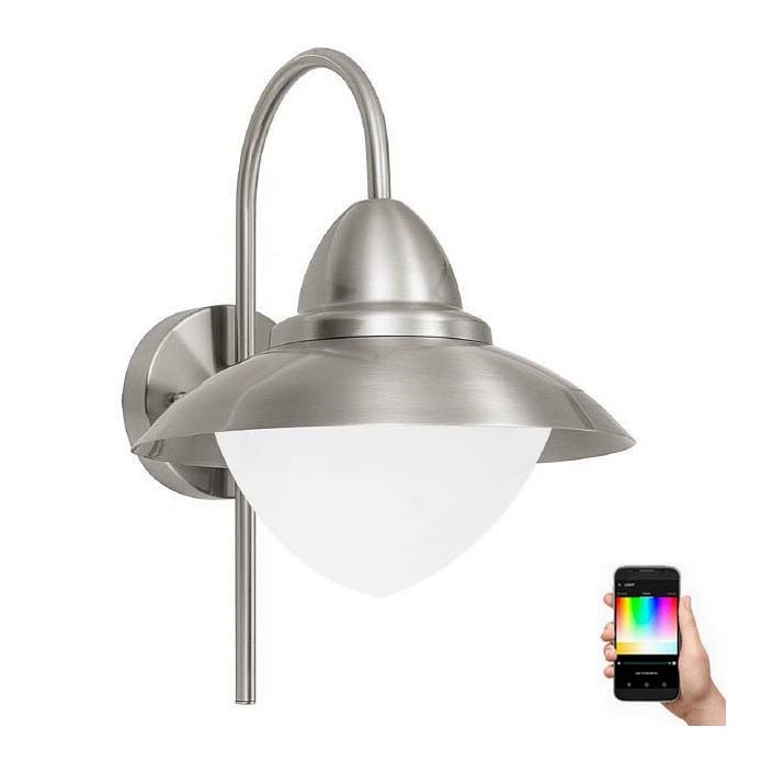Eglo 33583 - LED RGBW Spoljašnja zidna lampa SIDNEY 1xE27/9W/230V IP44