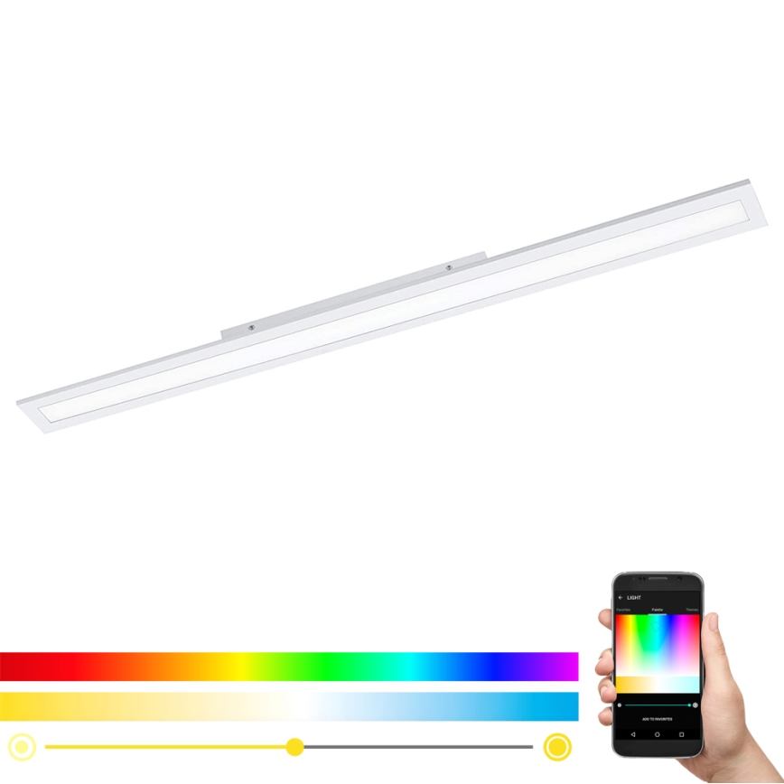 Eglo 33589 - LED RGBW Prigušivi panel SALOBRENA-C LED/34W/230V + Daljinski upravljač