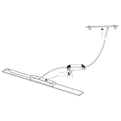 Eglo 33589 - LED RGBW Prigušivi panel SALOBRENA-C LED/34W/230V + Daljinski upravljač
