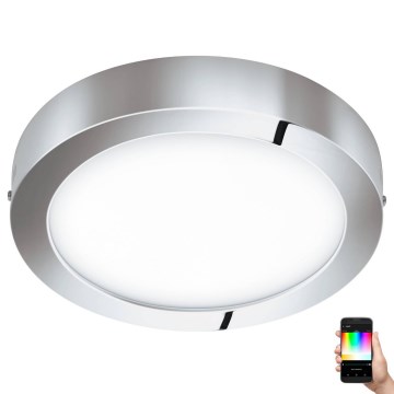Eglo 33667 - LED RGBW Prigušiva plafonjera za kupatilo FUEVA-C LED21W/230V pr. 30 cm IP44
