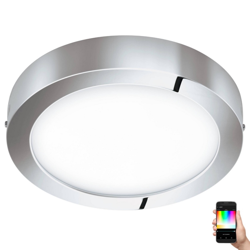 Eglo 33667 - LED RGBW Prigušiva plafonjera za kupatilo FUEVA-C LED21W/230V pr. 30 cm IP44