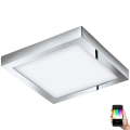 Eglo 33668-LED RGBW Prigušivo osvetljenje za kupatilo FUEVA-C 21W/230V 30x30cm IP44