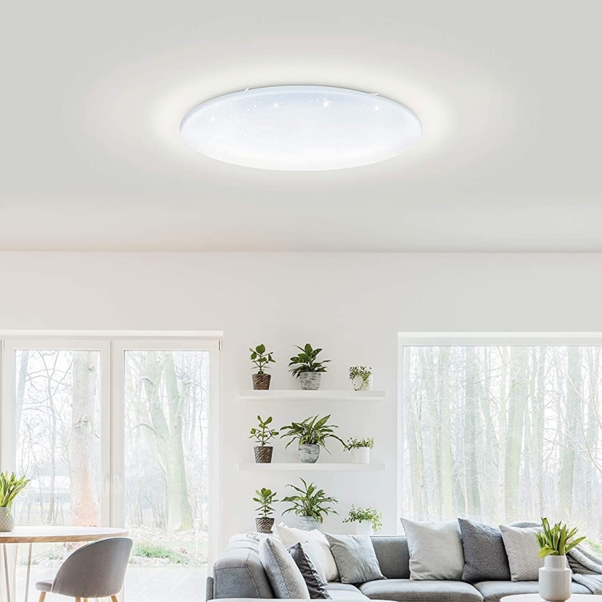 Eglo 33669 - LED RGBW Prigušiva plafonjera TOTARI-C LED/43W/230V 2700-6500K bela + Daljinski upravljač