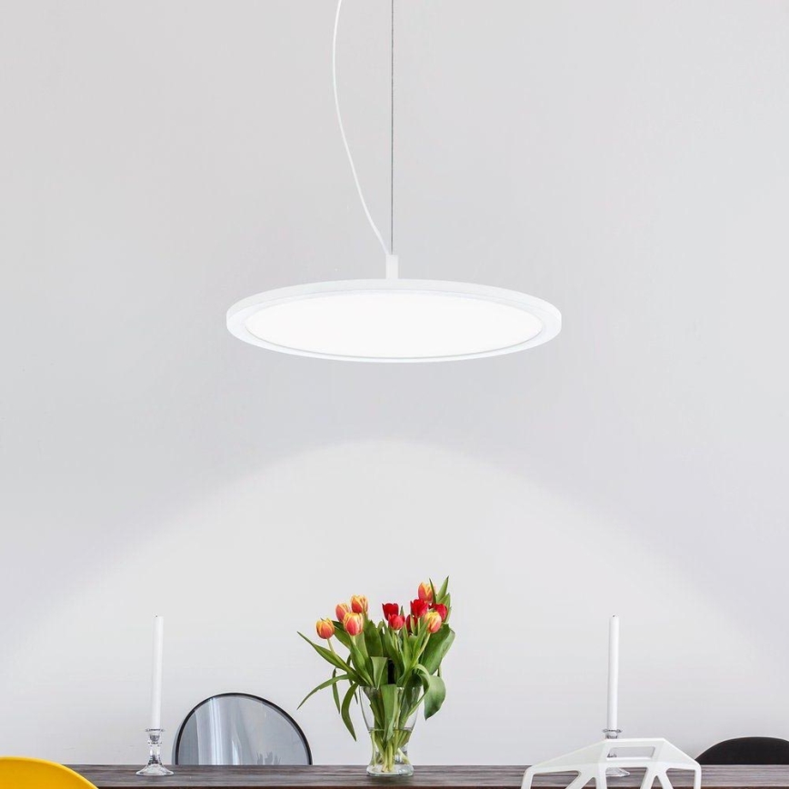 Eglo 33675 - LED RGBW Prigušivi luster na sajli CERIGNOLA-C LED/21W/230V 2700-6500K + Daljinski upravljač