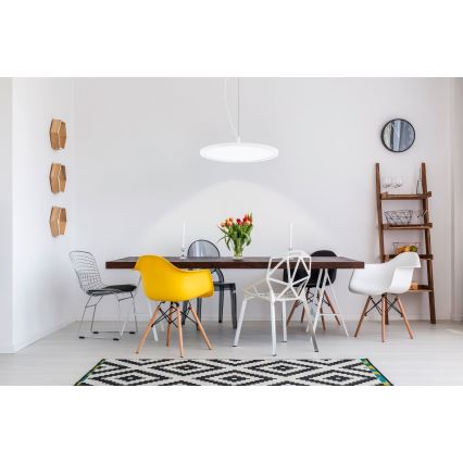 Eglo 33675 - LED RGBW Prigušivi luster na sajli CERIGNOLA-C LED/21W/230V 2700-6500K + Daljinski upravljač