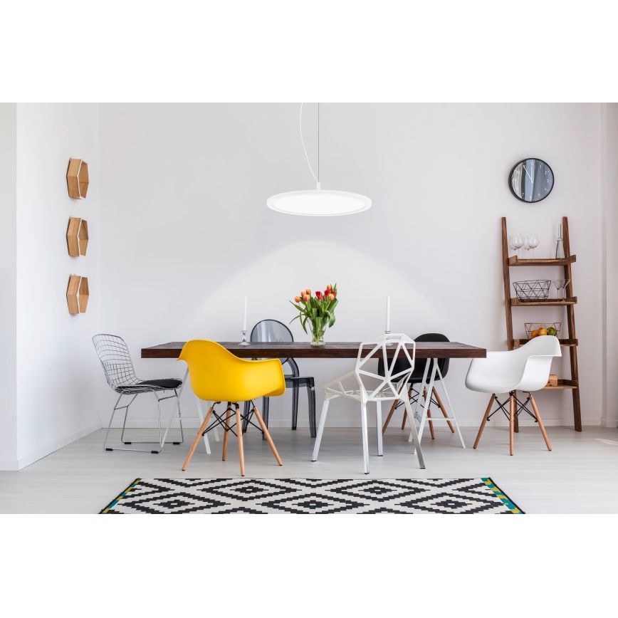 Eglo 33675 - LED RGBW Prigušivi luster na sajli CERIGNOLA-C LED/21W/230V 2700-6500K + Daljinski upravljač