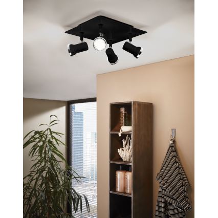 Eglo - LED Reflektorska lampa za kupatilo 4xGU10/3,3W/230V IP44