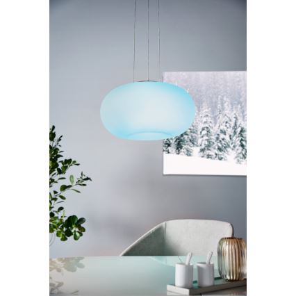 Eglo 33766 - LED RGBW prigušiva luster na sajli OPTICA-C LED/22W/230V 2700-6500K prečnik 37,5 cm