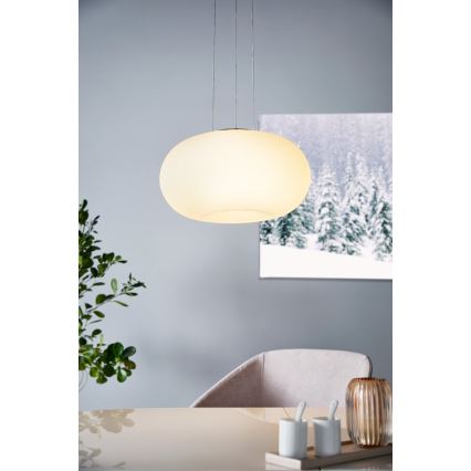 Eglo 33766 - LED RGBW prigušiva luster na sajli OPTICA-C LED/22W/230V 2700-6500K prečnik 37,5 cm
