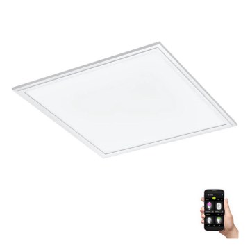 Eglo 34037 - LED Prigušiva plafonjera SALOBRENA-CL LED/20W/230V 2700-6500K 45x45 cm bela
