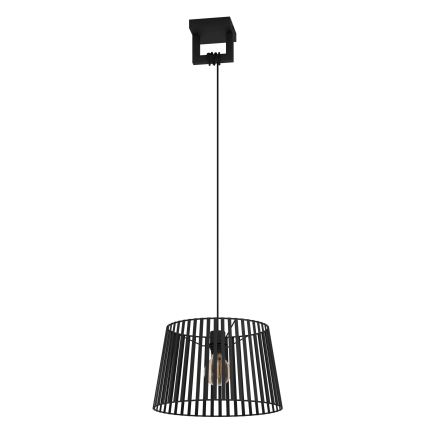 Eglo - Luster na sajli 1xE27/40W/230V crno