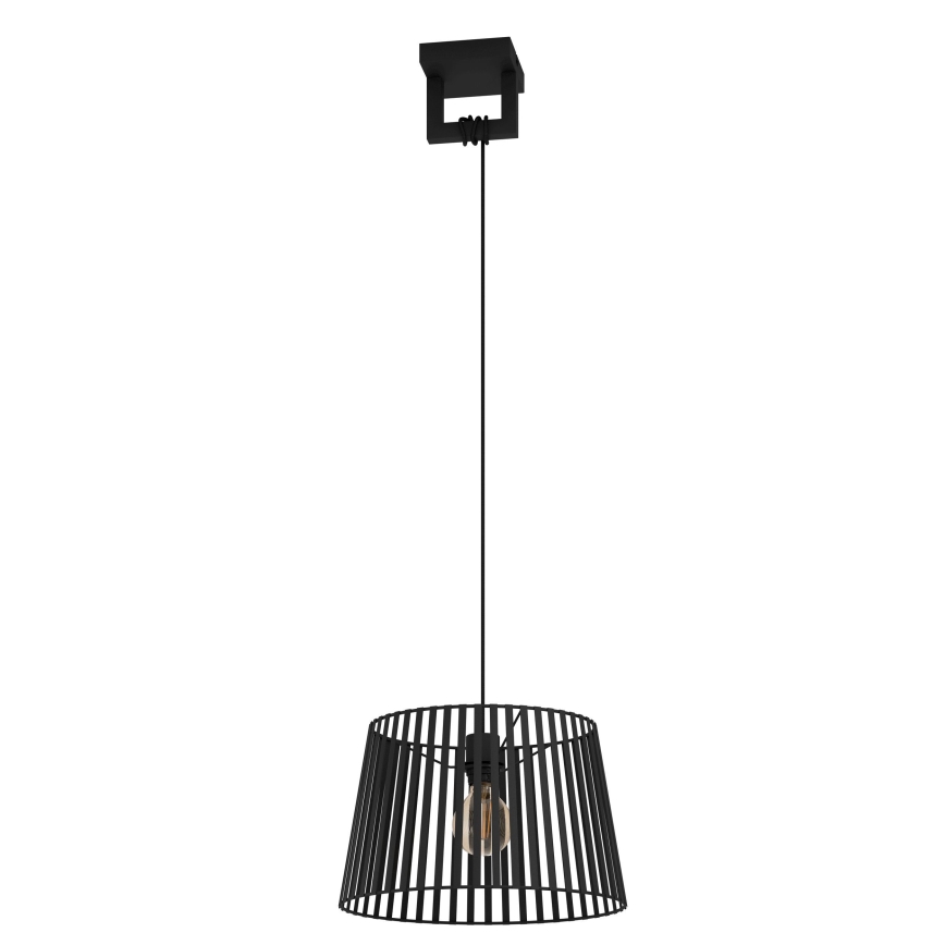 Eglo - Luster na sajli 1xE27/40W/230V crno