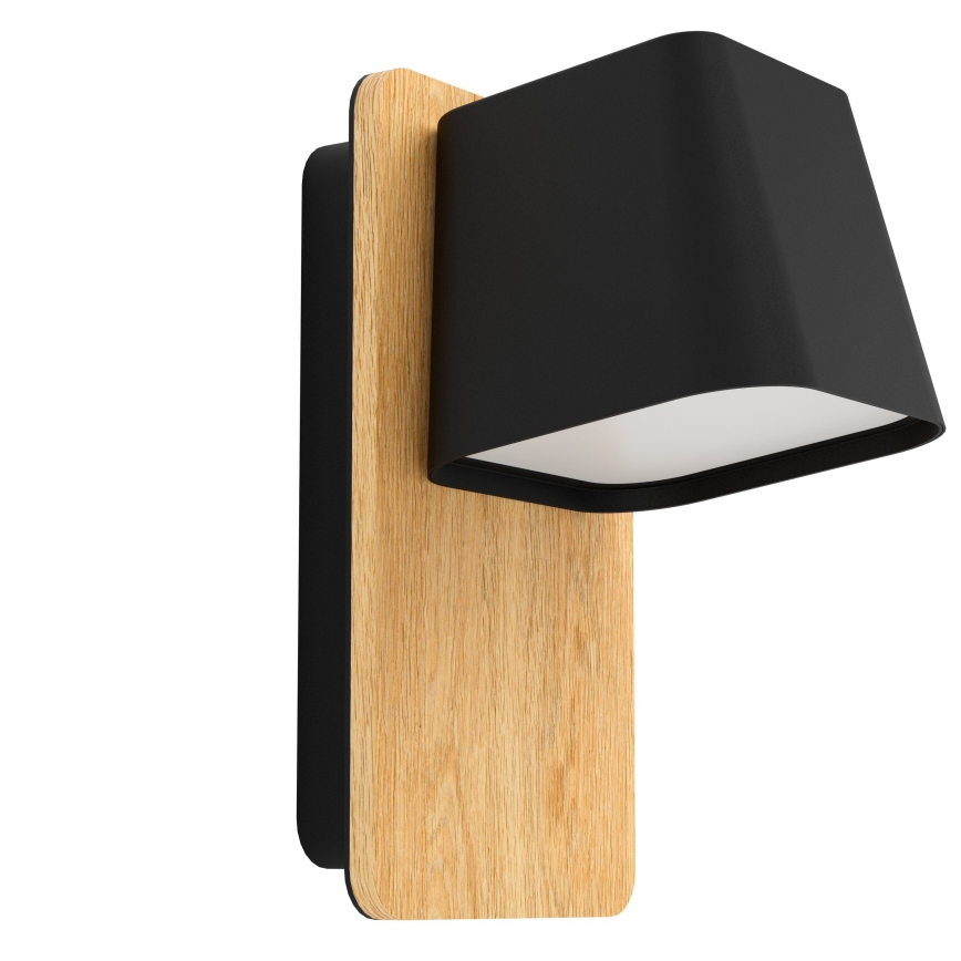 Eglo - Zidna lampa 1xE27/40W/230V crno/braon