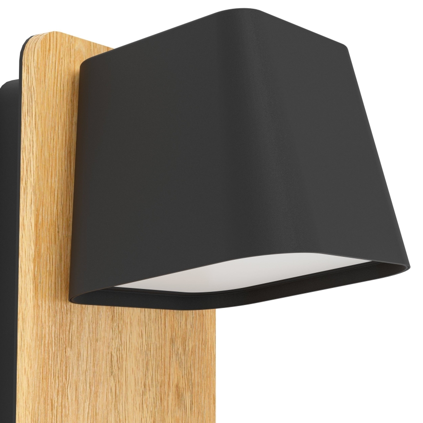 Eglo - Zidna lampa 1xE27/40W/230V crno/braon