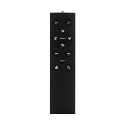 Eglo - LED Prigušiva plafonjera LED/29,4W/230V 2700-6500K crno + Daljinski upravljač