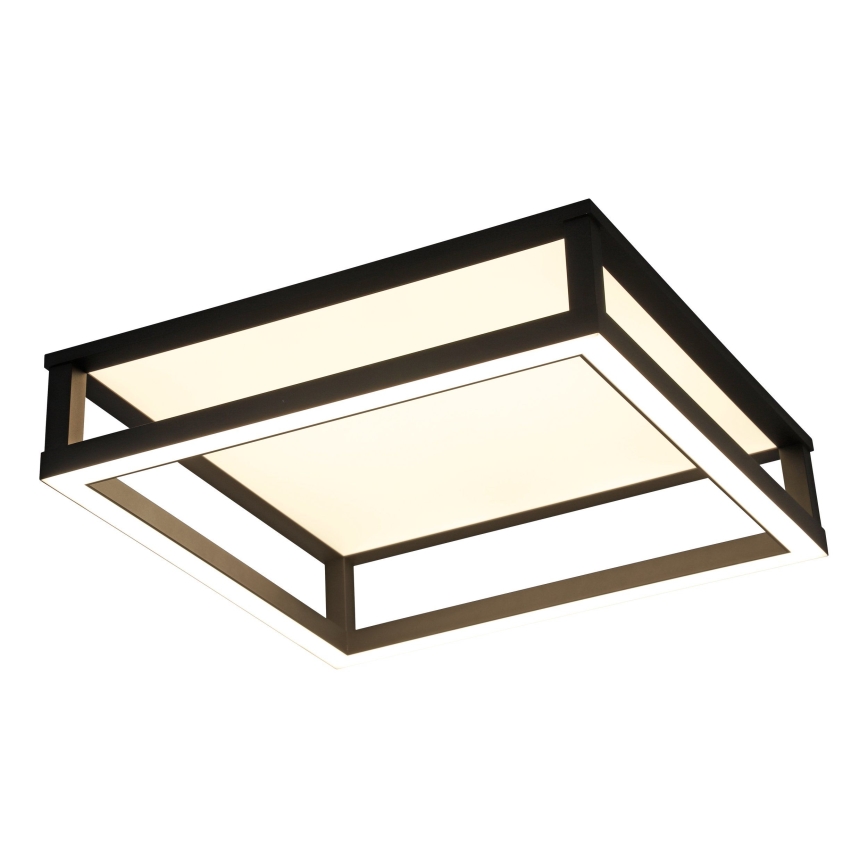 Eglo - LED prigušiva plafonska svetiljka LED/29,4W/230V 2700-6500K crna + daljinski upravljač