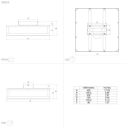 Eglo - LED prigušiva plafonska svetiljka LED/29,4W/230V 2700-6500K crna + daljinski upravljač