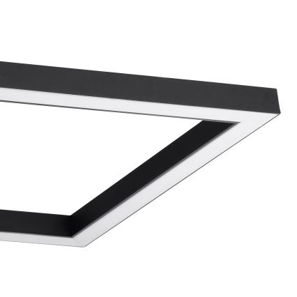 Eglo - LED Prigušiva plafonjera LED/26,2W/230V 2700-6500K crno + Daljinski upravljač