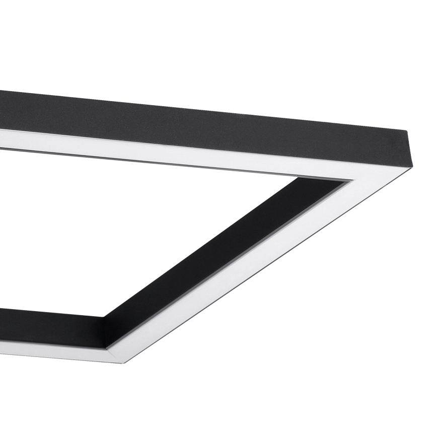 Eglo - LED Prigušiva plafonjera LED/26,2W/230V 2700-6500K crno + Daljinski upravljač