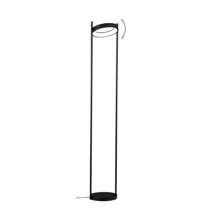 Eglo - LED Prigušiva podna lampa LED/20W/230V 3000K crno