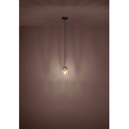 Eglo - Luster na sajli 1xE27/40W/230V zlatna