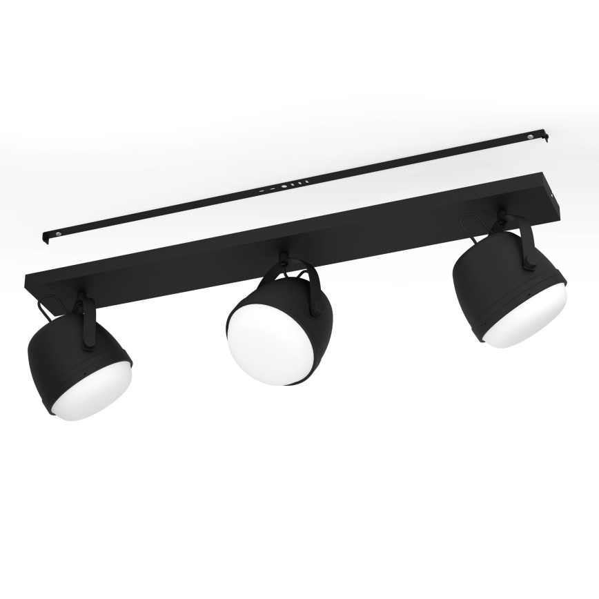 Eglo - Reflektorska lampa 3xE27/28W/230V crno