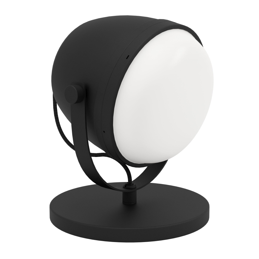 Eglo - Stona lampa 1xE27/28W/230V crno