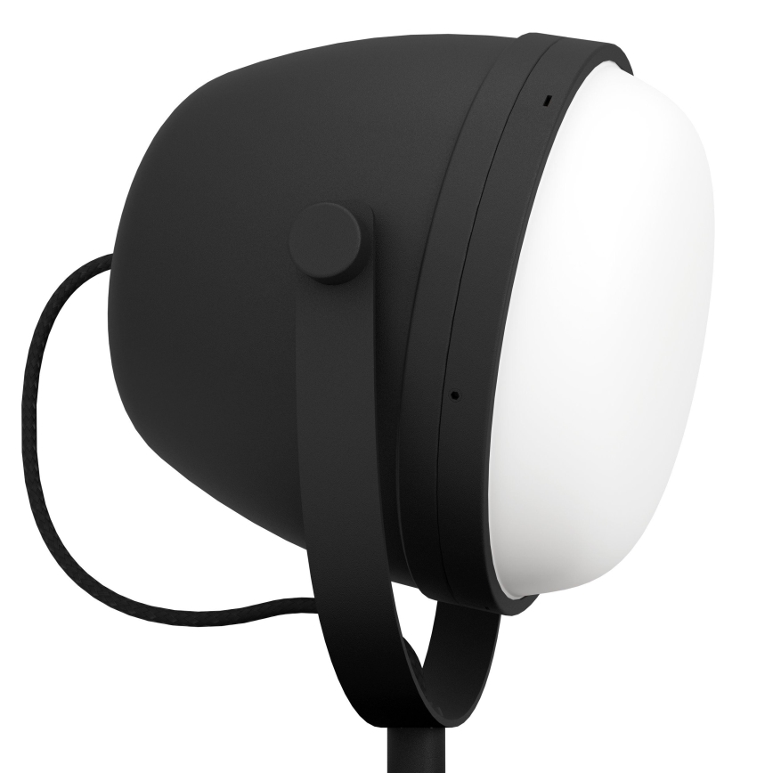 Eglo - Stona lampa 1xE27/28W/230V crno