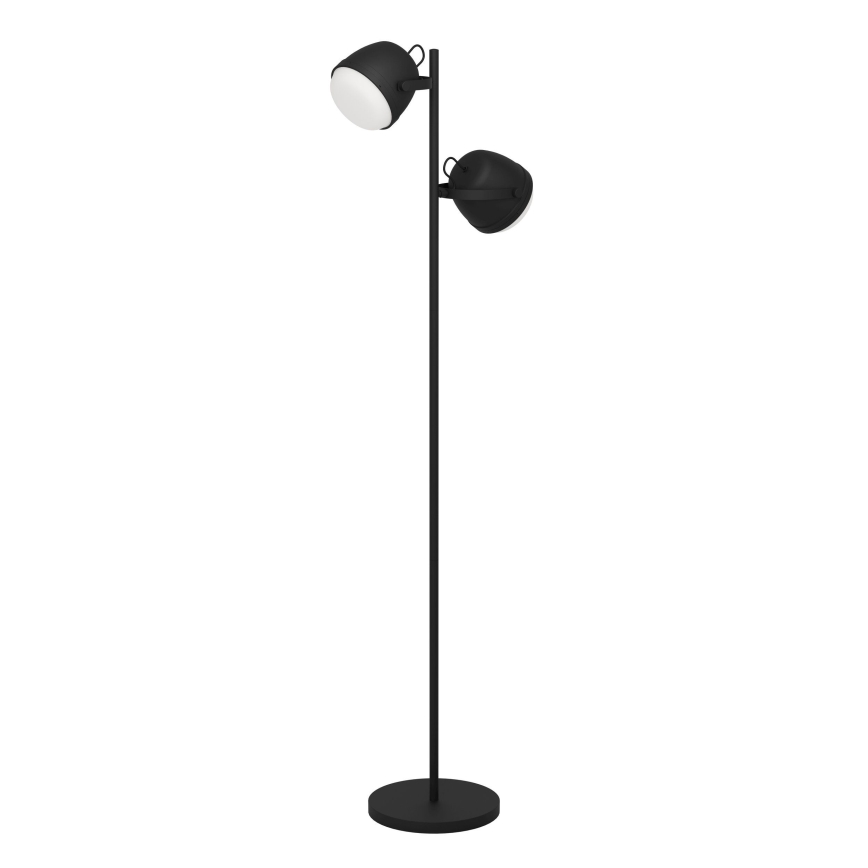 Eglo - Podna lampa 2xE27/28W/230V crno