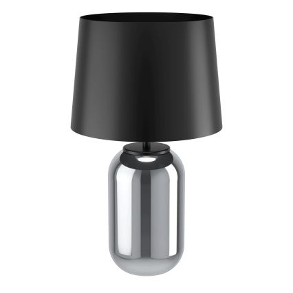 Eglo - Stona lampa 1xE27/40W/230V crno/dimno