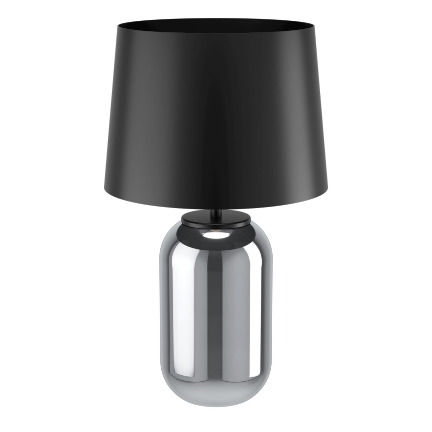 Eglo - Stona lampa 1xE27/40W/230V crno/dimno