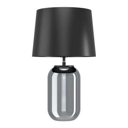 Eglo - Stona lampa 1xE27/40W/230V crno/dimno