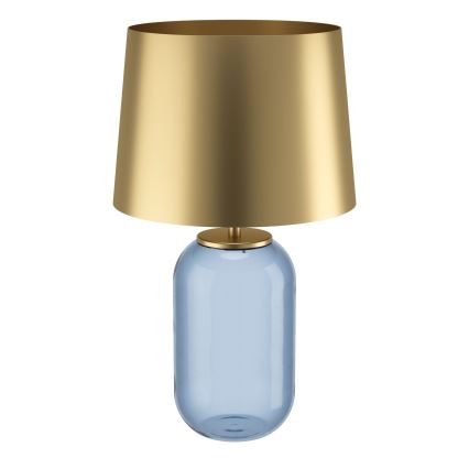 Eglo - Stona lampa 1xE27/40W/230V zlatna/plava