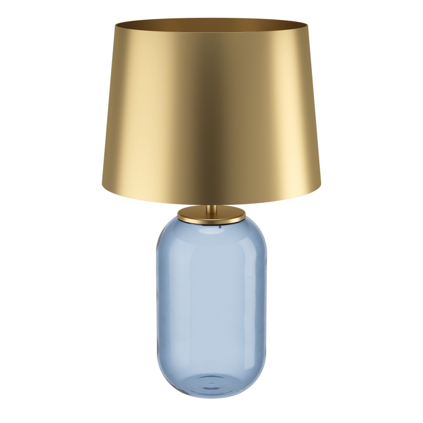 Eglo - Stona lampa 1xE27/40W/230V zlatna/plava