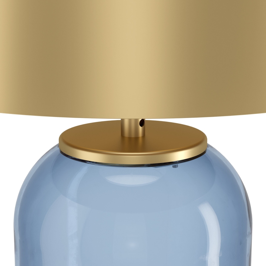 Eglo - Stona lampa 1xE27/40W/230V zlatna/plava