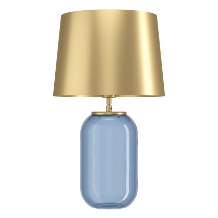 Eglo - Stona lampa 1xE27/40W/230V zlatna/plava