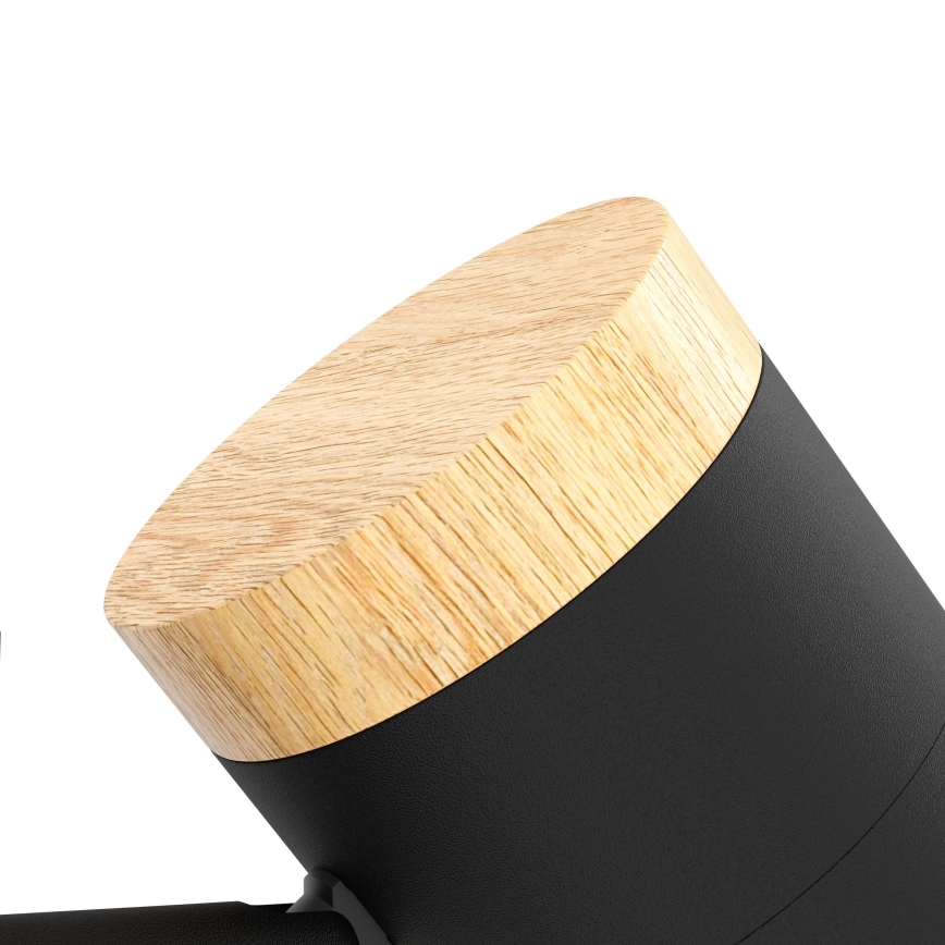 Eglo - Podna LED lampa 3xGU10/4,5W/230V 3000K crno/braon
