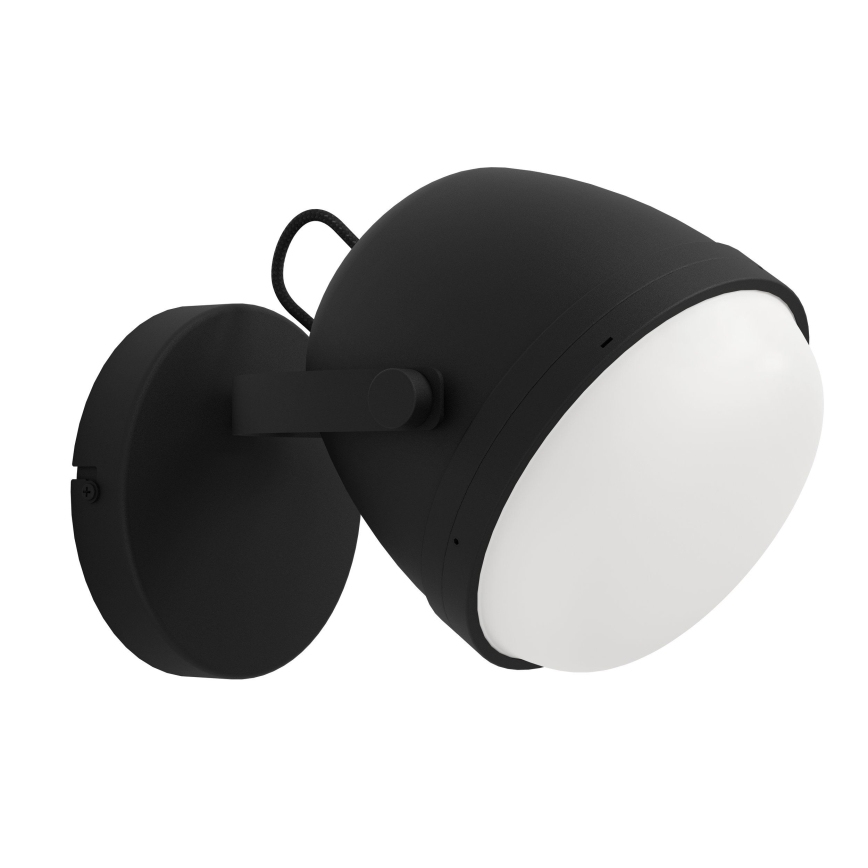 Eglo - Zidna lampa 1xE27/28W/230V crno