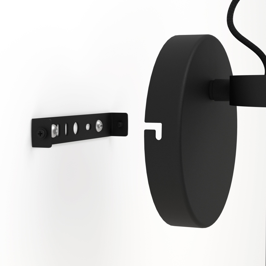 Eglo - Zidna lampa 1xE27/28W/230V crno