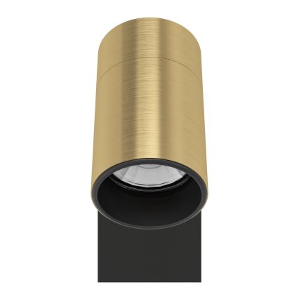 Eglo - LED Zidna reflektorska lampa 1xGU10/4,5W/230V 3000K crno/zlatna
