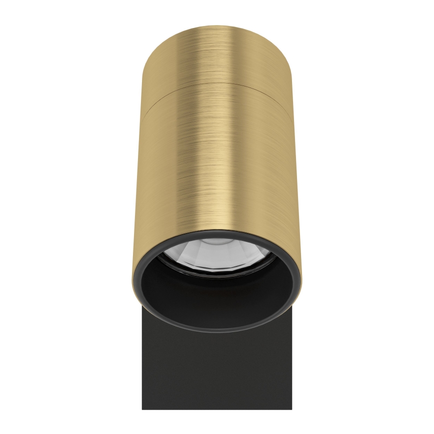 Eglo - LED Zidna reflektorska lampa 1xGU10/4,5W/230V 3000K crno/zlatna