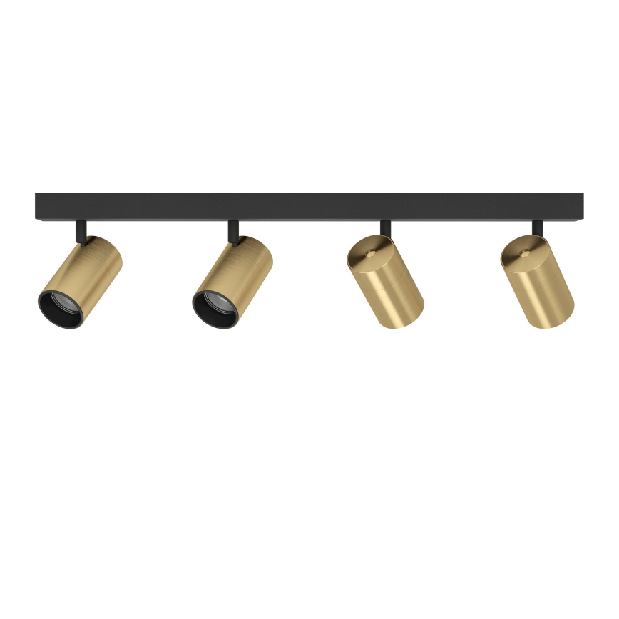 Eglo - LED spot svetiljka 4xGU10/4,5W/230V 3000K crna/zlatna