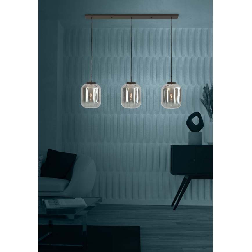 Eglo - Luster na sajli 3xE27/40W/230V dimno