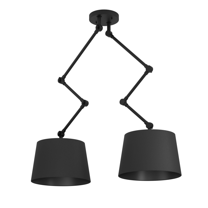 Eglo - Viseći luster 2xE27/40W/230V crno