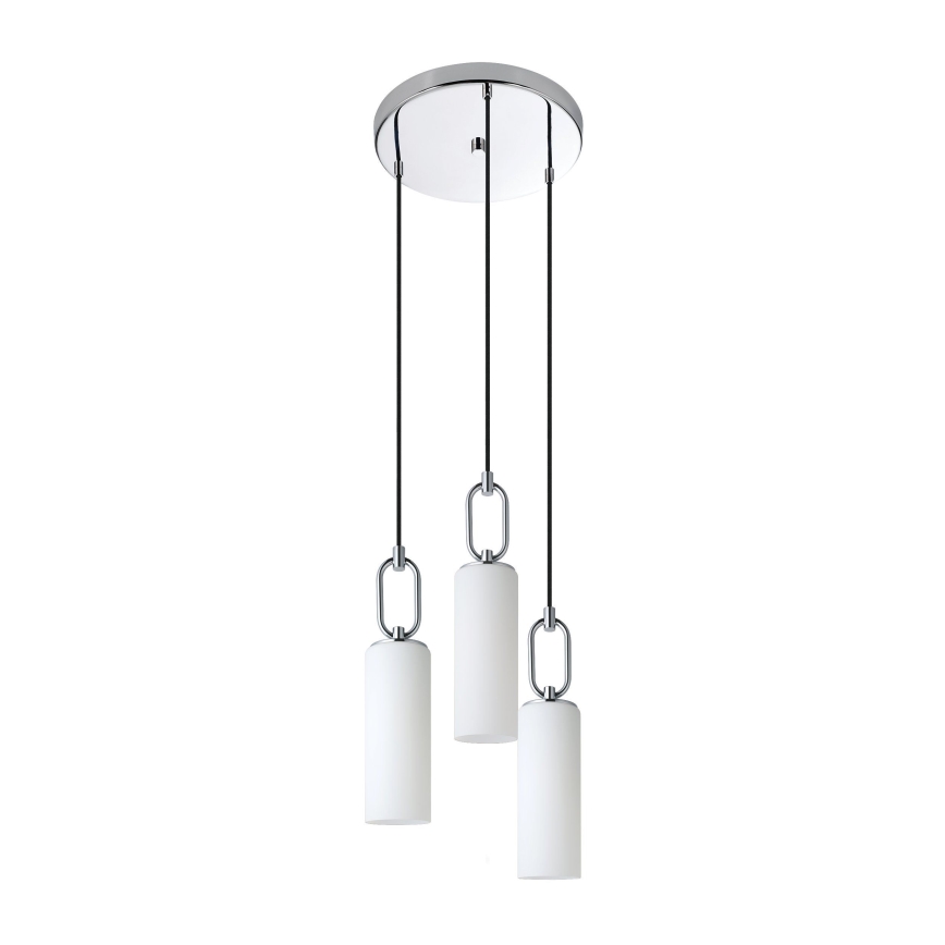 Eglo - Luster na sajli 3xE27/40W/230V sjajni krom