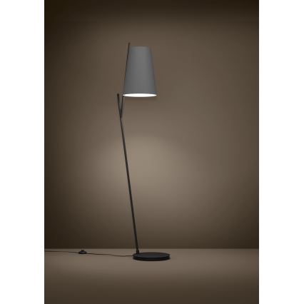 Eglo - Podna lampa 1xE27/40W/230V sivo