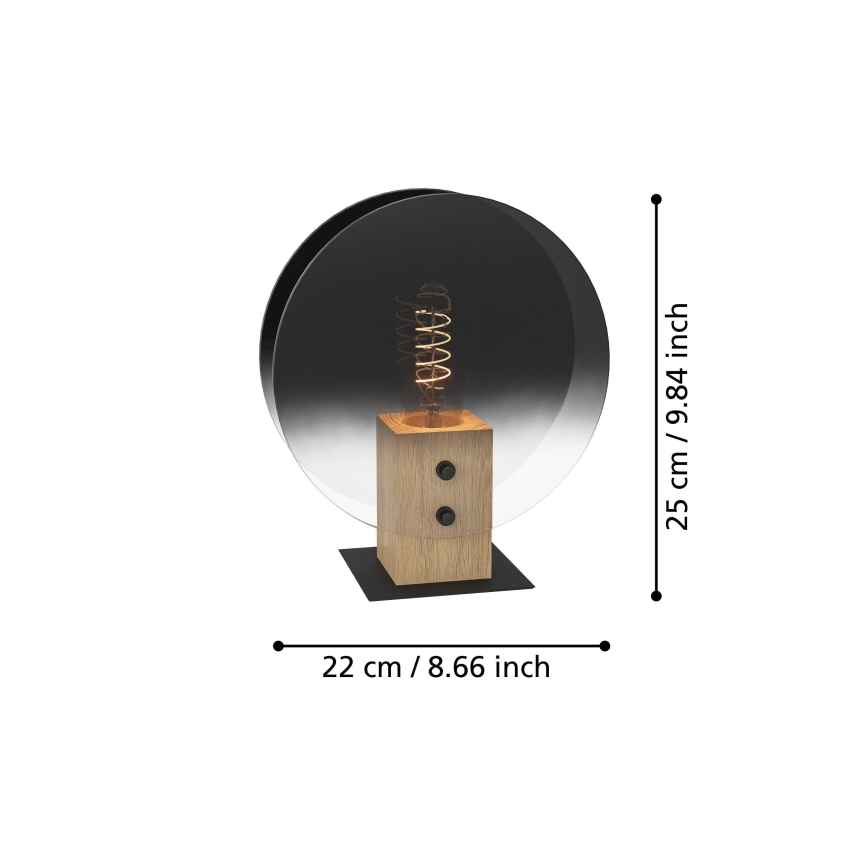 Eglo - Luster na sajli 1xE27/40W/230V dimno